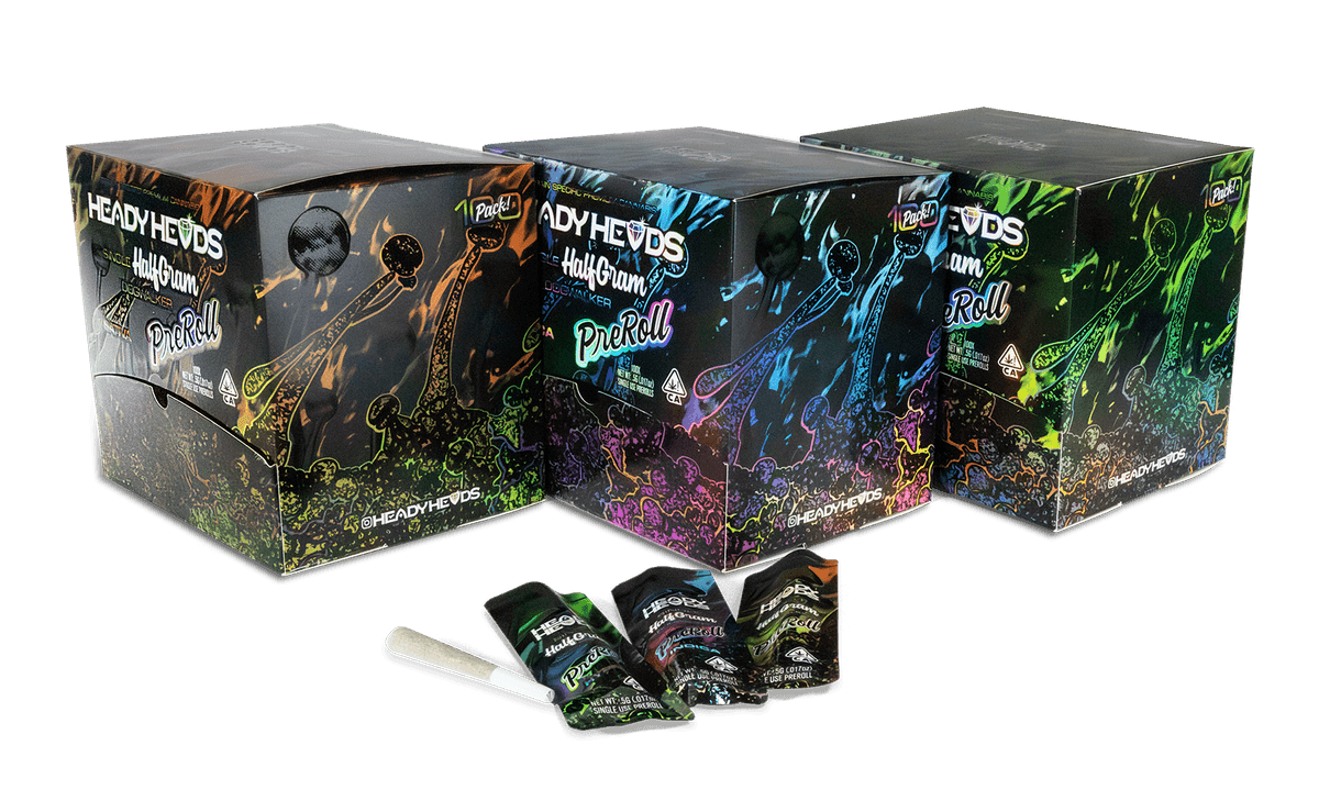 Half Gram Singles (Dogwalker) with display boxes - Indica, Sativa, Hybrid