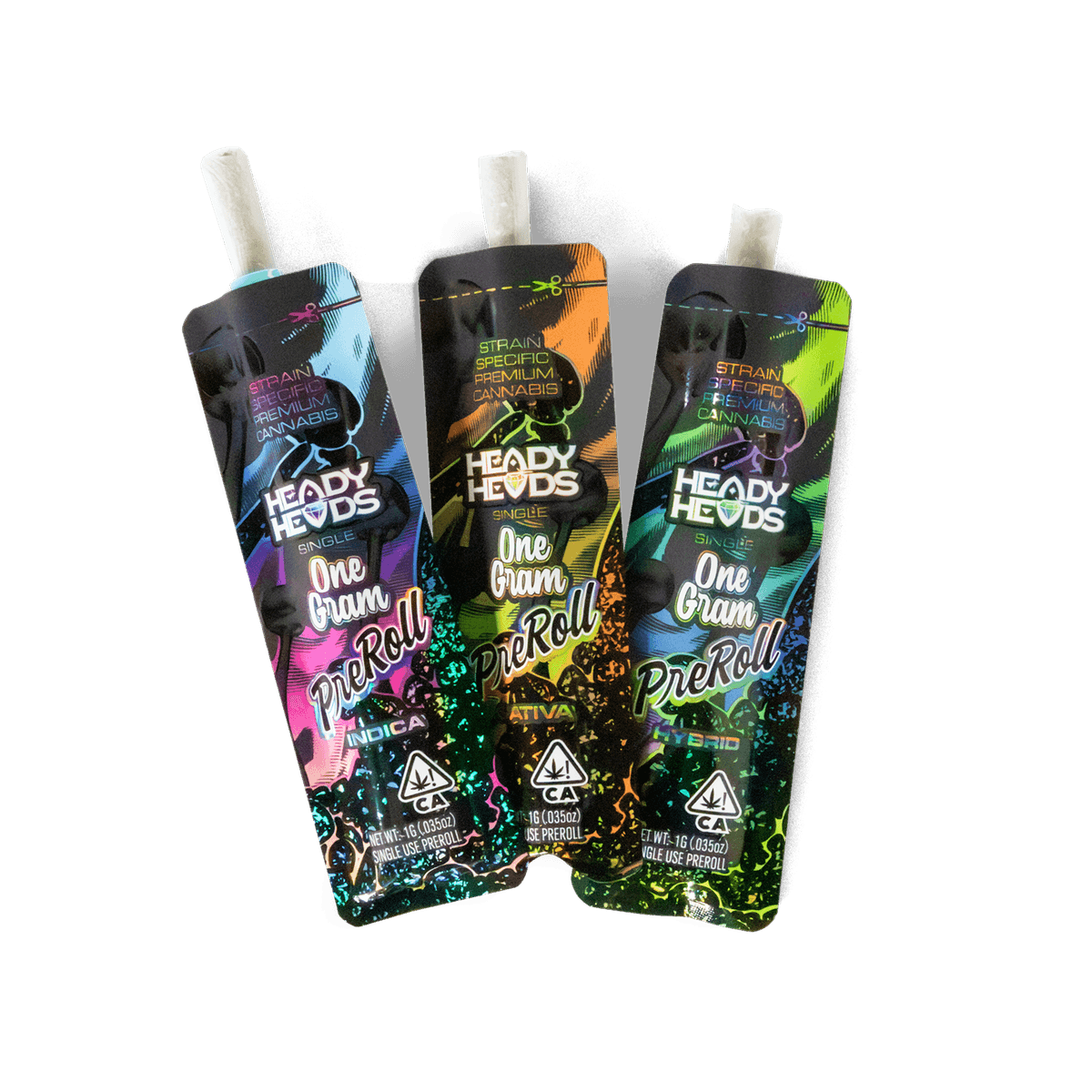 Heady Heads One Gram Single Pre-Rolls